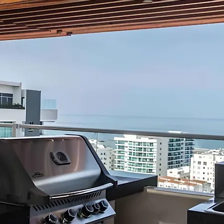 Apartamento Luxury 2br Jacuzzi Sea View 14th Floor Cartagena