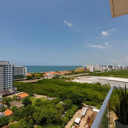 Luxury 2br Jacuzzi Sea View 14th Floor * Cartagena
