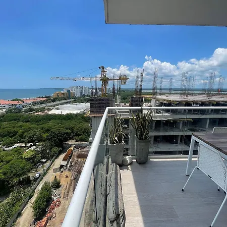 Luxury 2br Jacuzzi Sea View 14th Floor * Cartagena